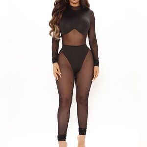 Mesh Jumpsuit